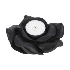 Bougeoir gothique black rose 14324