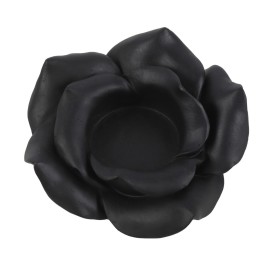 Bougeoir gothique black rose 14324