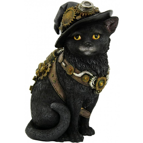 Clockwork Kitty / Figurines de Chats Noirs