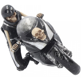 Achat Figurine style biker à motard zombie sur sa moto - James Ryman (20cm)  pas cher