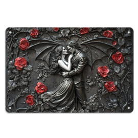 Plaque Métal Gothic Romance