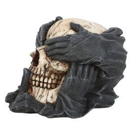 Figurine Spiral Direct See Hear Speak No Evil Skull