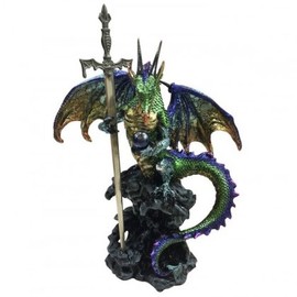 Statuette Dragon avec épée 87009.2